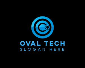 Cannon Digital Tech Letter O logo design