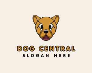 Cute Dog Head logo design