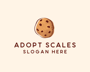 Chocolate Chip Cookie Biscuit logo design