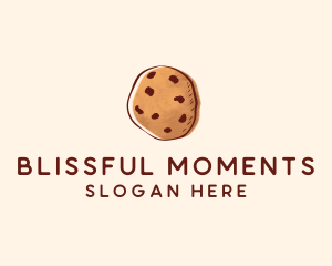 Chocolate Chip Cookie Biscuit logo design