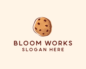 Chocolate Chip Cookie Biscuit logo design