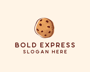 Chocolate Chip Cookie Biscuit logo design