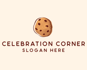 Chocolate Chip Cookie Biscuit logo design