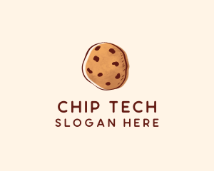 Chocolate Chip Cookie Biscuit logo design