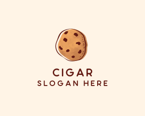 Chocolate Chip Cookie Biscuit logo design