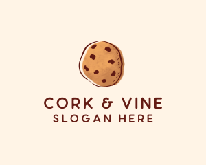 Chocolate Chip Cookie Biscuit logo design