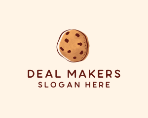 Chocolate Chip Cookie Biscuit logo design