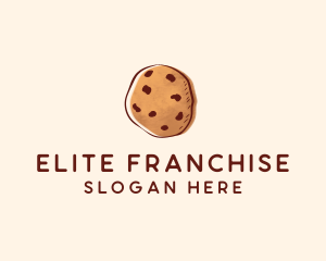 Chocolate Chip Cookie Biscuit logo design