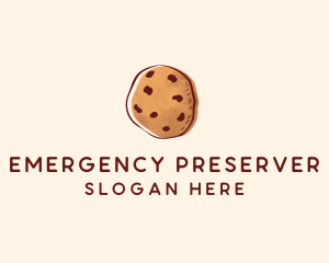 Chocolate Chip Cookie Biscuit logo design