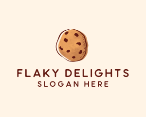 Chocolate Chip Cookie Biscuit logo design