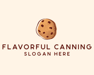 Chocolate Chip Cookie Biscuit logo design