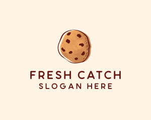 Chocolate Chip Cookie Biscuit logo design