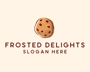 Chocolate Chip Cookie Biscuit logo design