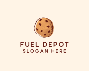 Chocolate Chip Cookie Biscuit logo design