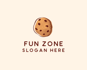 Chocolate Chip Cookie Biscuit logo design