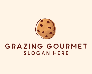 Chocolate Chip Cookie Biscuit logo design