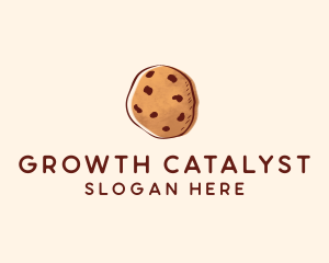 Chocolate Chip Cookie Biscuit logo design