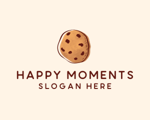 Chocolate Chip Cookie Biscuit logo design