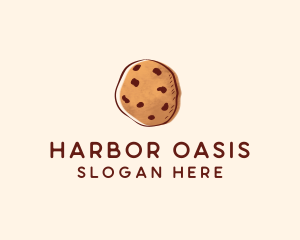 Chocolate Chip Cookie Biscuit logo design