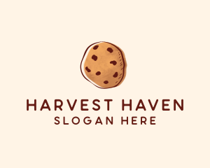 Chocolate Chip Cookie Biscuit logo design