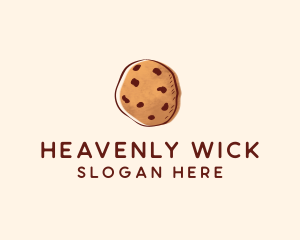 Chocolate Chip Cookie Biscuit logo design