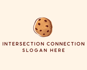 Chocolate Chip Cookie Biscuit logo design