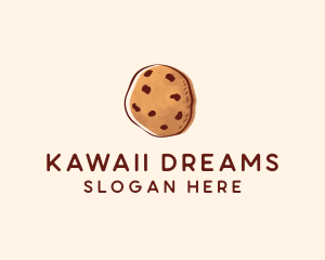 Chocolate Chip Cookie Biscuit logo design