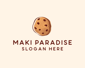 Chocolate Chip Cookie Biscuit logo design