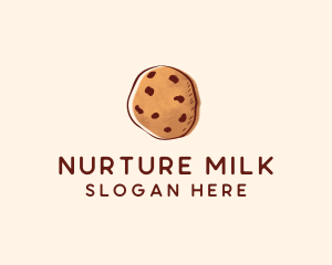 Chocolate Chip Cookie Biscuit logo design