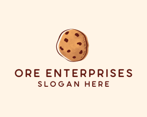 Chocolate Chip Cookie Biscuit logo design