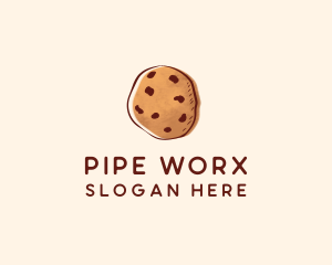 Chocolate Chip Cookie Biscuit logo design