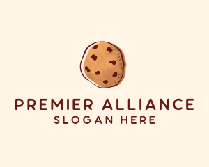 Chocolate Chip Cookie Biscuit logo design