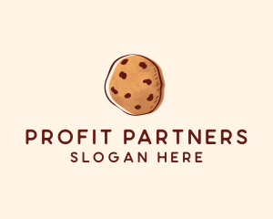 Chocolate Chip Cookie Biscuit logo design