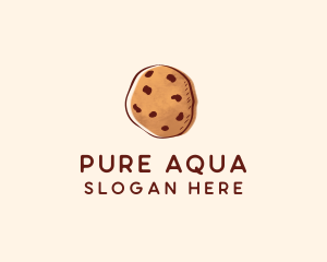 Chocolate Chip Cookie Biscuit logo design