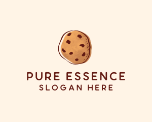 Chocolate Chip Cookie Biscuit logo design