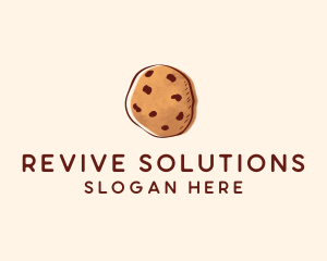 Chocolate Chip Cookie Biscuit logo design