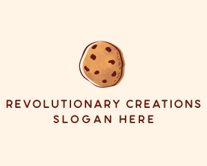 Chocolate Chip Cookie Biscuit logo design