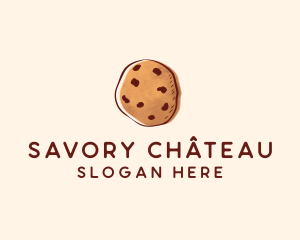 Chocolate Chip Cookie Biscuit logo design