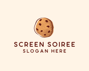 Chocolate Chip Cookie Biscuit logo design