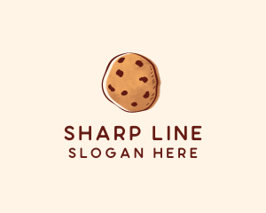 Chocolate Chip Cookie Biscuit logo design