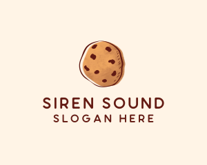 Chocolate Chip Cookie Biscuit logo design