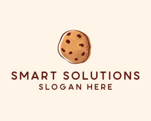 Chocolate Chip Cookie Biscuit logo design