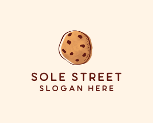 Chocolate Chip Cookie Biscuit logo design