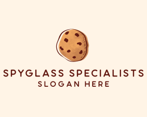 Chocolate Chip Cookie Biscuit logo design