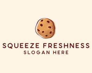 Chocolate Chip Cookie Biscuit logo design