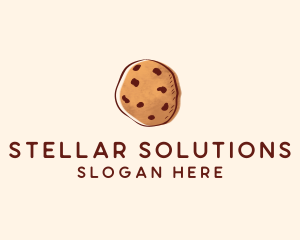 Chocolate Chip Cookie Biscuit logo design