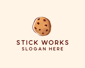 Chocolate Chip Cookie Biscuit logo design