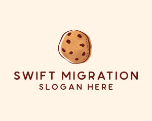 Chocolate Chip Cookie Biscuit logo design