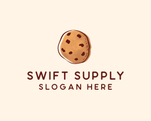 Chocolate Chip Cookie Biscuit logo design