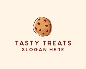 Chocolate Chip Cookie Biscuit logo design